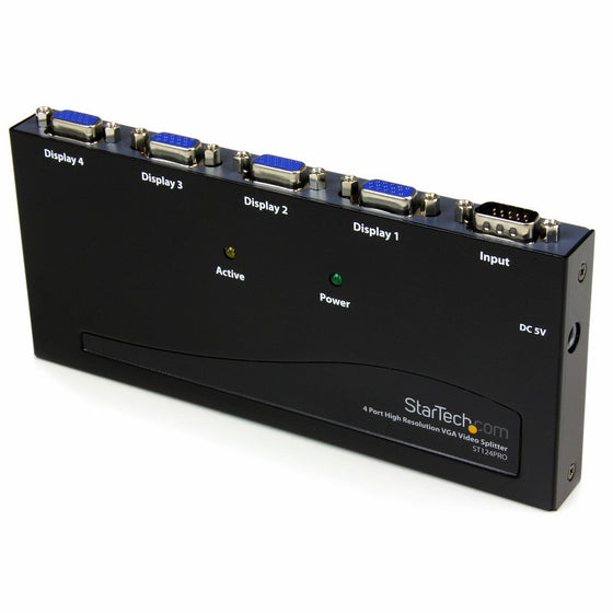 StarTech.com ST124PRO 4 Port High Resolution VGA Video Splitter - 350 MHz