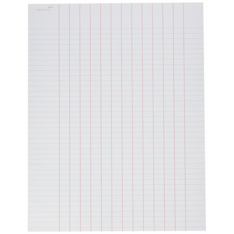 Tops(R) Data Pad, 12 Column & Summary, White