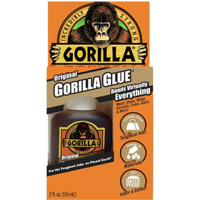 Gorilla 50002 Original Glue, 2 oz, Brown
