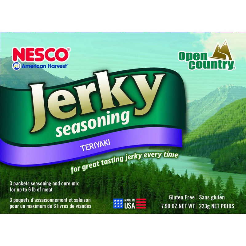 Nesco BJT-6 Jerky Spice Works, Teriyaki Flavor, 6 pack (Packaging may vary)