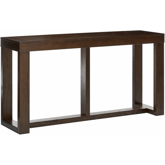 Ashley Furniture Signature Design - Watson Sofa Table - Rectangular - Contemporary Living - Dark Brown