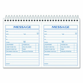 TOPS Phone Message Forms Book, Carbonless Duplicate, 4.25 x 5 Inches, 200 Sets per Book (4007)