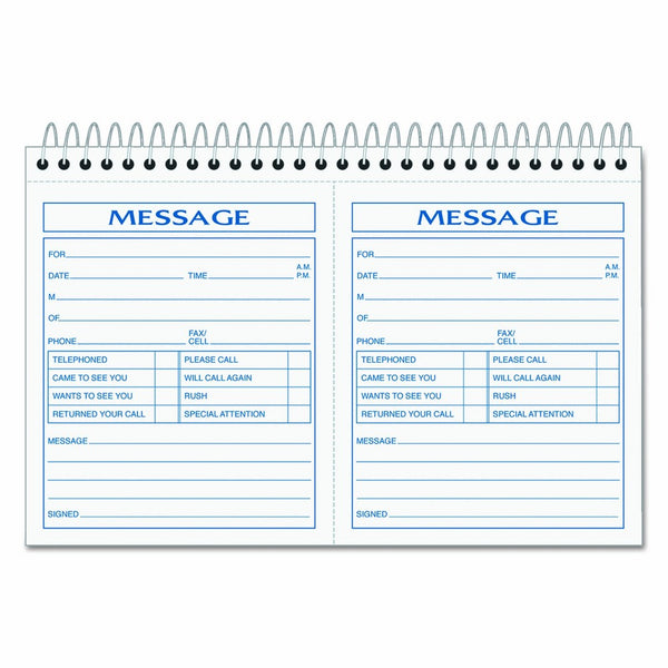 TOPS Phone Message Forms Book, Carbonless Duplicate, 4.25 x 5 Inches, 200 Sets per Book (4007)