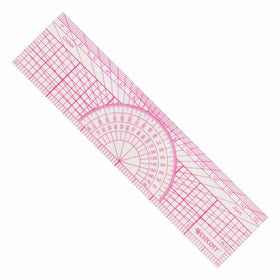 Westcott Protractor Ruler, 6", 15cm, Transparent (W-5)