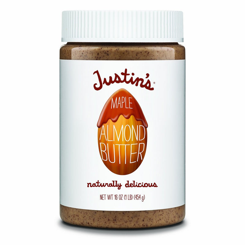 Justin's Nut Butter Natural Maple Almond Butter, 16-Ounce Plastic Jar (Pack of 3)