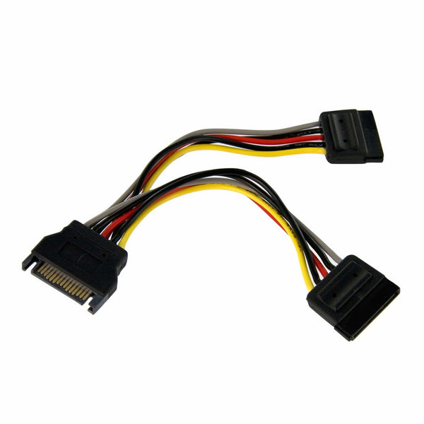 StarTech.com PYO2SATA 6in SATA Power Y Splitter Cable Adapter - M/F