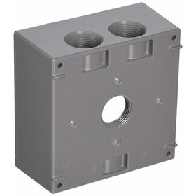 Hubbell-Bell 5343-0 Two Gang 4-3/4-Inch Outlets Weatherproof Box