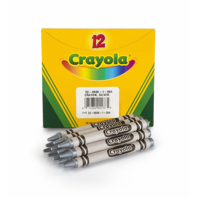 Crayola Bulk Crayons Silver 12 Per Box