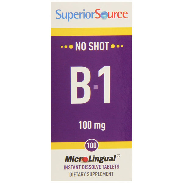 Superior Source Vitamin B1, 100 mg, 100 Count