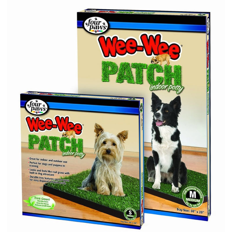 Four Paws Wee-Wee Patch Medium Indoor Potty Dog Housebreaking Tray, 20" by 30"
