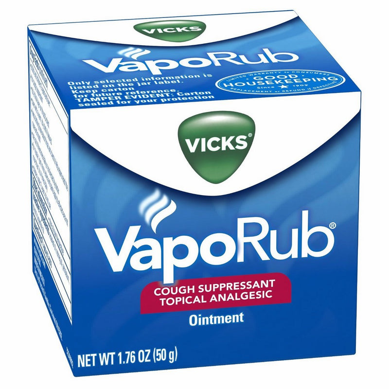 Vicks VapoRub Topical Ointment Chest Rub 1.76oz - (2 PACK)