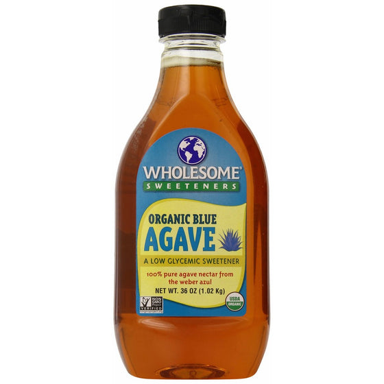 Wholesome Sweeteners Organic Blue Agave Nectar, 36 Ounce