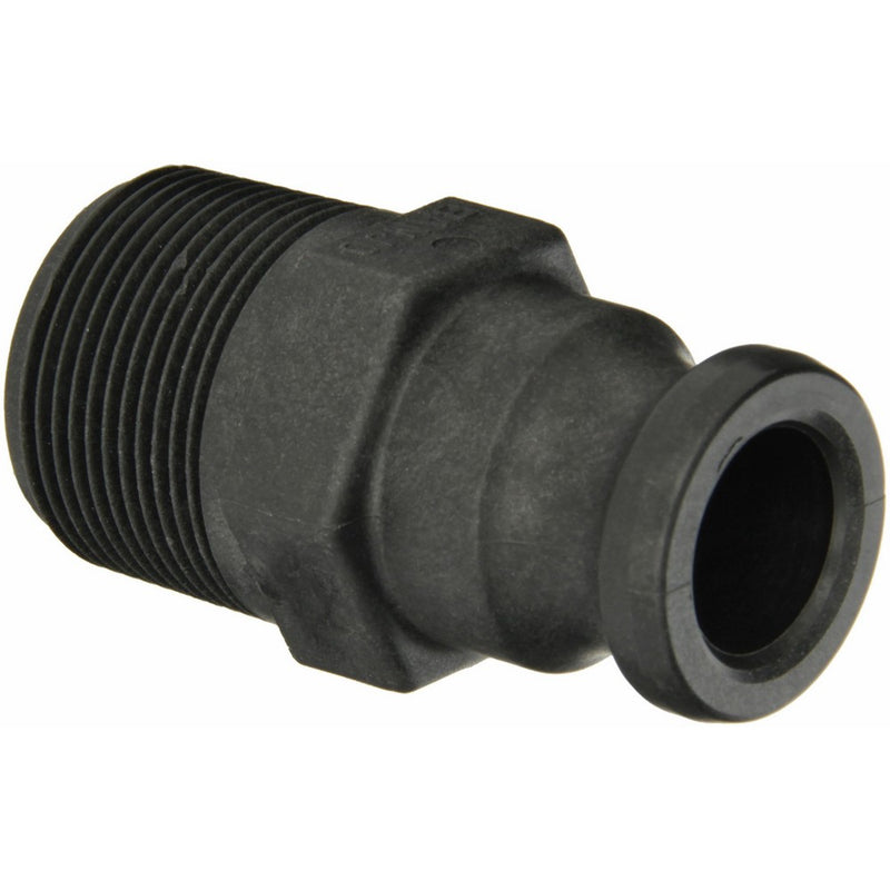 Banjo 125F Polypropylene Cam & Groove Fitting, 1-1/4" Male Adapter x NPT Male