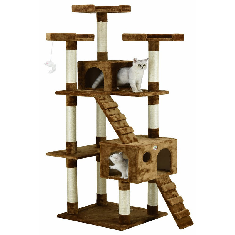 Go Pet Club Brown 72" Cat Tree F2081