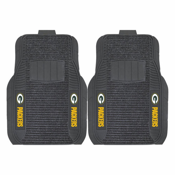 FANMATS NFL Green Bay Packers Nylon Face Deluxe Car Mat