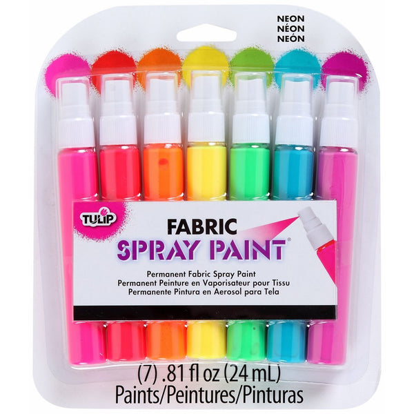 Tulip Fabric Spray Sets -7pk Neon