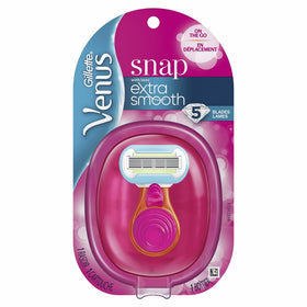 Gillette Venus Snap Cosmo Pink with Extra Smooth Women's On-the-Go Razor - 1 handle 1 Refill