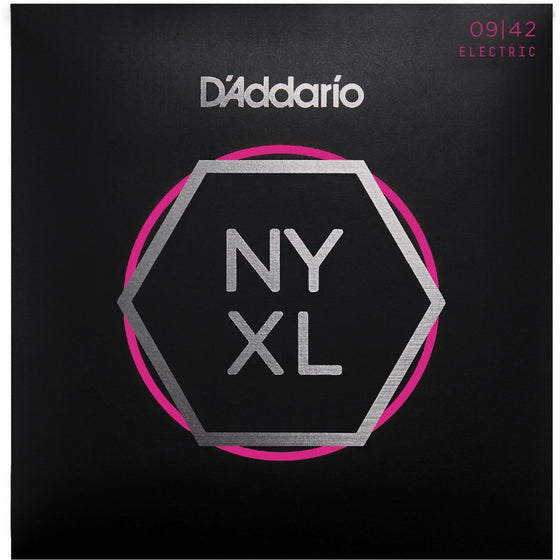 D'Addario NYXL0942 Nickel Plated Electric Guitar Strings, Extra Light