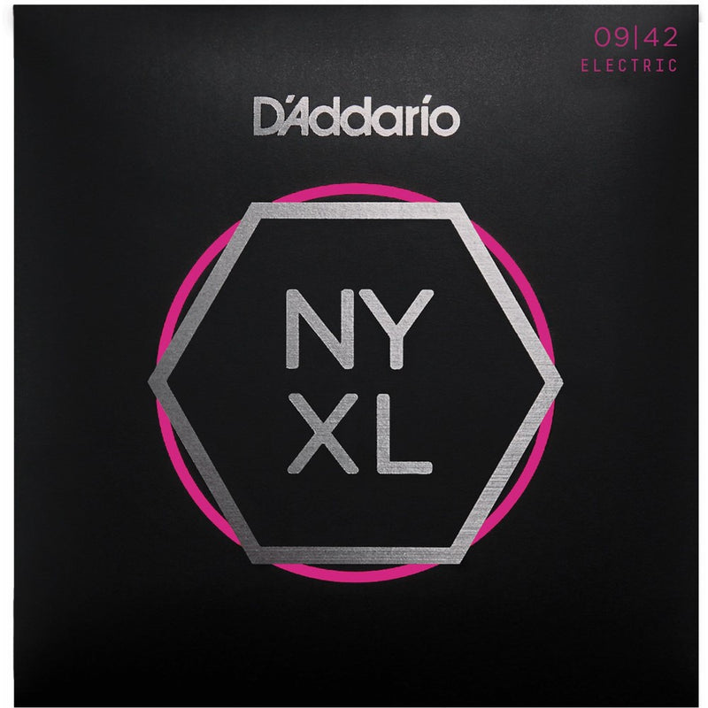 D'Addario NYXL0942 Nickel Plated Electric Guitar Strings, Extra Light