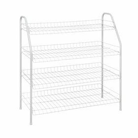 ClosetMaid 8131 4-Tier Freestanding Shoe Rack, White