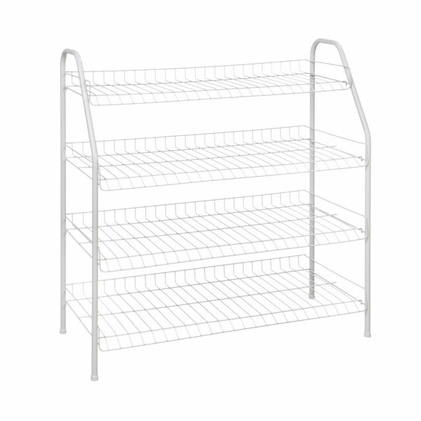 ClosetMaid 8131 4-Tier Freestanding Shoe Rack, White