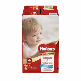 Huggies Little Snugglers Baby Diapers, Size 4, 144 Count, ECONOMY PLUS (Packaging May Vary)