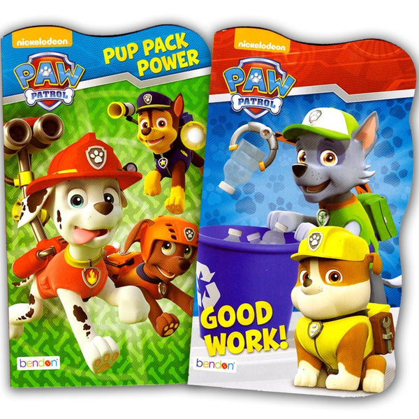 Paw Patrol Board Book Set - 2 Shaped Board Books