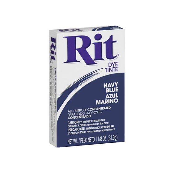 Rit All-Purpose Powder Dye, Navy Blue