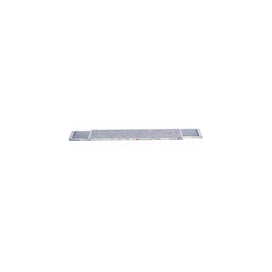 Werner PA208 250-Pound Duty Rating Aluminum Extension Plank, 14-Inch Wide by 8-to-13-Feet Long