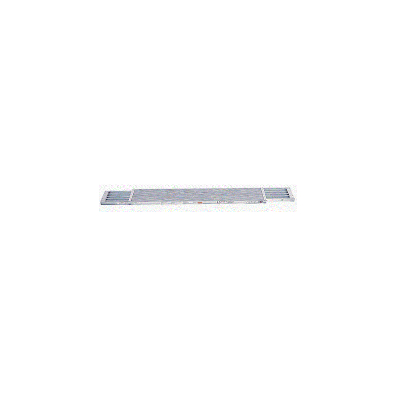 Werner PA208 250-Pound Duty Rating Aluminum Extension Plank, 14-Inch Wide by 8-to-13-Feet Long