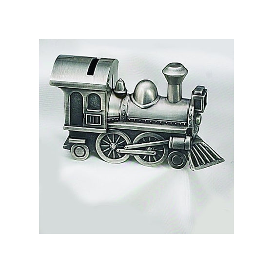 PEWTER TRAIN BANK - PEWTER TRAIN MONEY BANK [Kitchen]