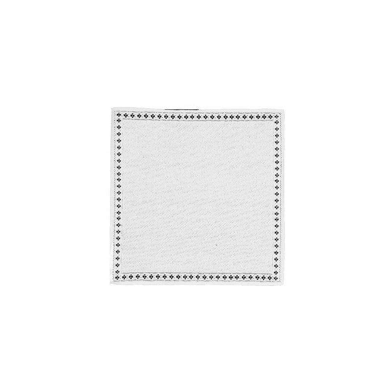 Heritage Lace Canterbury Classic 17-Inch by 17-Inch Napkin, White, Set of 2