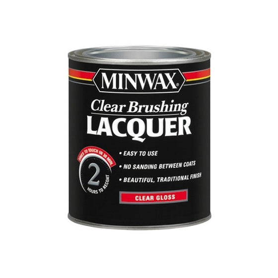 Minwax 155000000 Clear Brushing Lacque, Quart, Gloss
