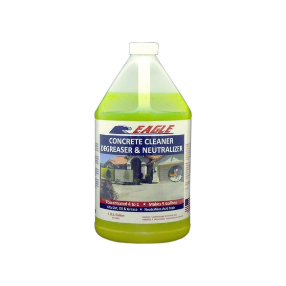 Eagle Sealer EOS1 Greenish Yellow Cleaner, Degreaser, Neutralizer Concentrate, 1 gal Jug,(Not Sold in HI, PR, AK, GU, VI)