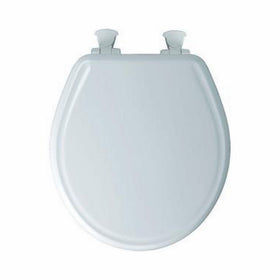 Bemis 600E3 346 Adjustable StaTite Round-front Toilet Seat with Whisper Close, Linen
