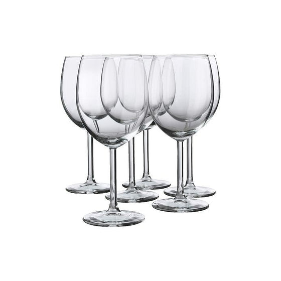 Red Wine Glass By Ikea- Svalka Series SET OF 6, 10 0Z