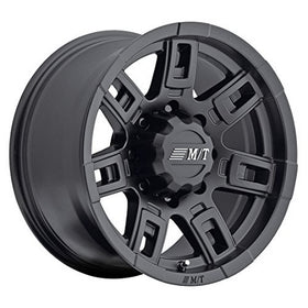 Mickey Thompson Sidebiter II Wheel with Satin Black Finish (16x8/6x5.5) 0 millimeters offset