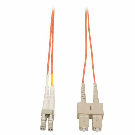 Tripp Lite Duplex Multimode 50/125 Fiber Patch Cable (LC/SC), 5M (16-ft.)(N516-05M)