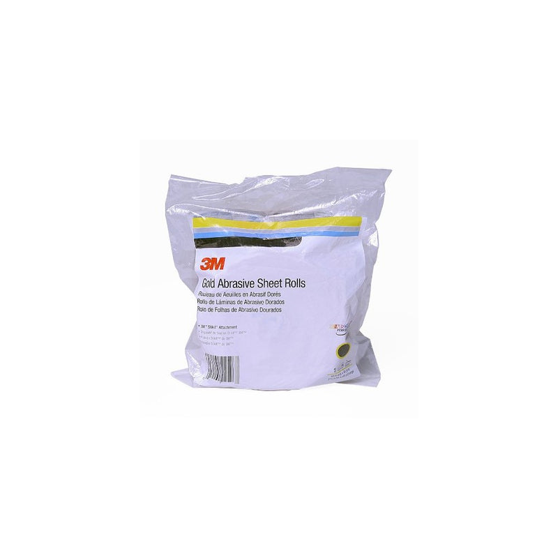 3M 2599 3M Stikit Gold Sand Paper Sheet Roll 2-3/4 x 25 yards - P80 Grit