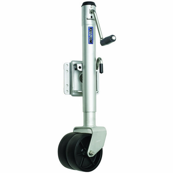 Fulton XPD15L 0101 Swivel Trailer Tongue Jack, Dual Wheel - 1500 Lbs. Capacity