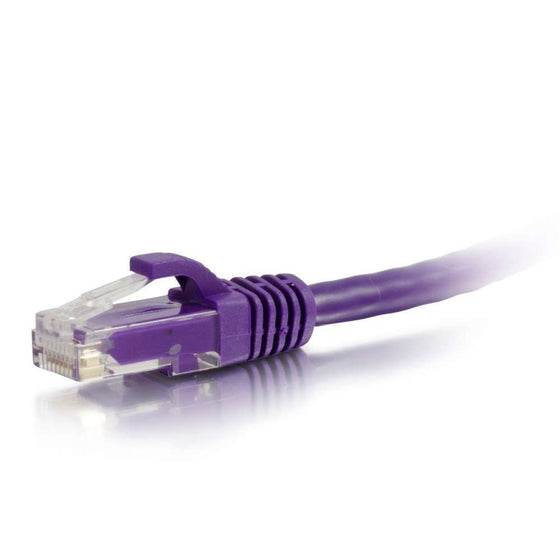 C2G/Cables to Go 27801 Cat6 Snagless Unshielded (UTP) Network Patch Cable, Purple (3 Feet/0.91 Meters)