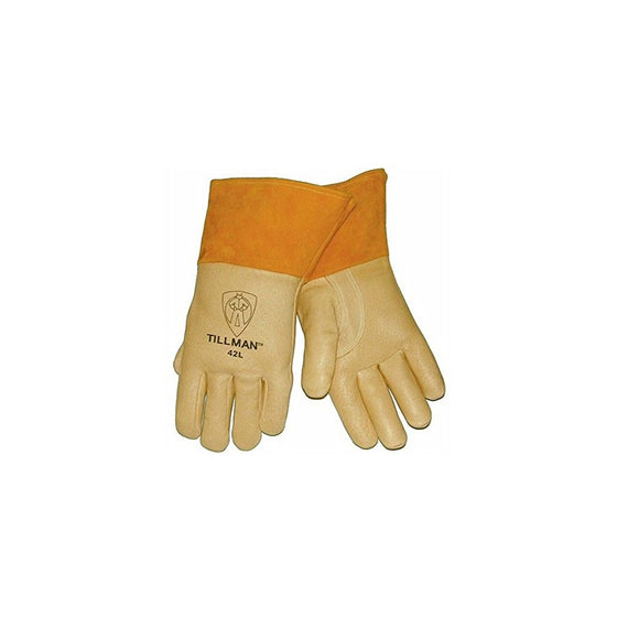 Tillman 42 Top Grain Pigskin Foam Lined MIG Welding Gloves - Large