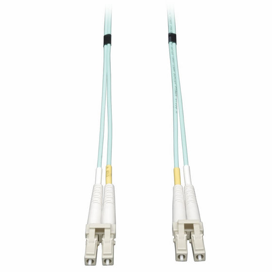 Tripp Lite 10Gb Duplex Multimode 50/125 OM3 LSZH Fiber Patch Cable, (LC/LC) - Aqua, 20M (65-ft)(N820-20M)