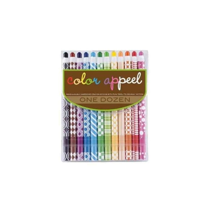 OOLY, Color Appeel Crayon Sticks, Set of 12 (133-55)