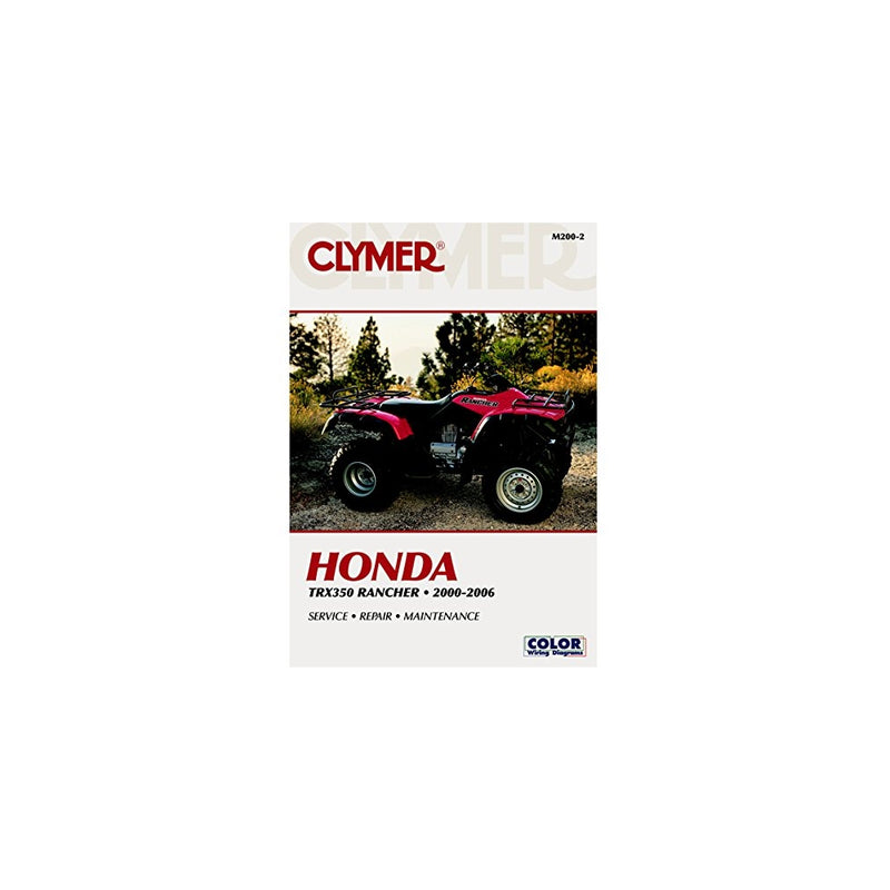 00-06 HONDA TRX350R4X4: Clymer Service Manual (MISC)