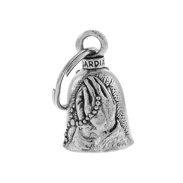 Guardian Bell Praying Hands Guardian Biker Bell