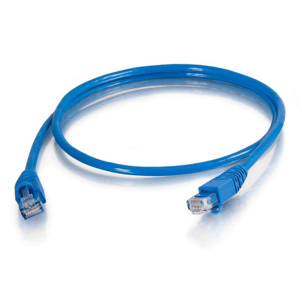 C2G/Cables to Go 10280 Cat5e Snagless Unshielded (UTP) Network Patch Cable, TAA Compliant, Blue (3 Feet)