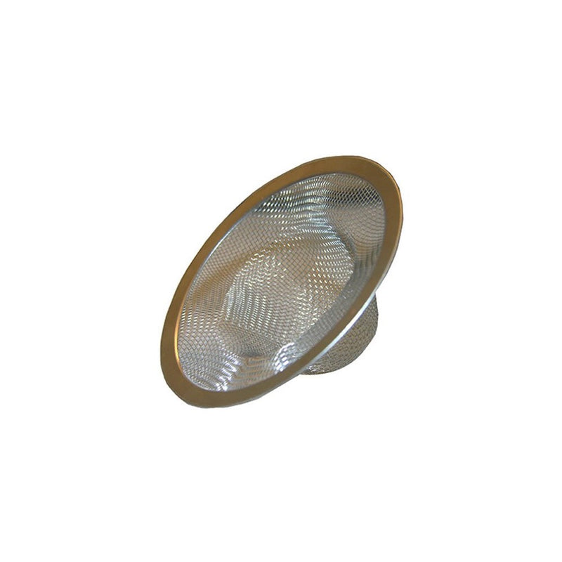 LASCO 03-1382 304 Stainless Steel Mesh Shower Drain Strainer with Chrome Plated Ring