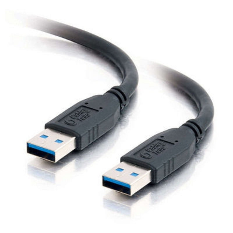 C2G 54170 USB Cable - USB 3.0 A to A Cable M/M, Black (3.3 Feet, 1 Meter)