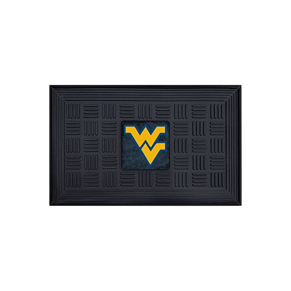 FANMATS NCAA West Virginia University Mountaineers Vinyl Door Mat